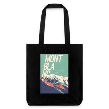Mont Blanc Eleganz - Stanley/Stella recycelter Heavyweight Stoffbeutel - Schwarz - Vorne