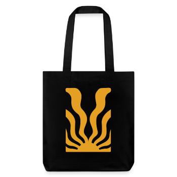 Abstract Flora - Stanley/Stella Heavyweight Recycled Tote Bag - black - Front