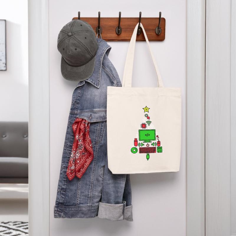 Code Debug Scripting Developer Computer Geek Stanley/Stella Heavyweight Recycled Tote Bag