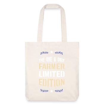 The One and Only Farmer Limited Edition - Stanley/Stella recycelter Heavyweight Stoffbeutel - Naturweiß - Vorne