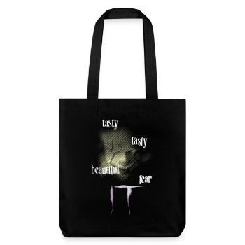 ES – Tasty, Beautiful, Fear Design Mit Pennywise - Stanley/Stella recycelter Heavyweight Stoffbeutel - Schwarz - Vorne