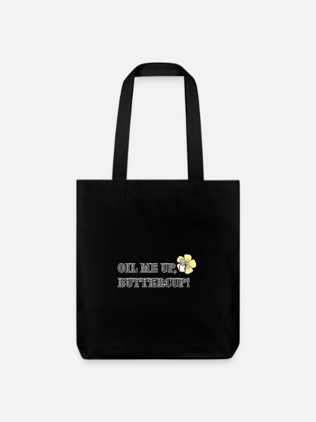 Oil me up, buttercup! - Stanley/Stella recycelter Heavyweight Stoffbeutel - Schwarz