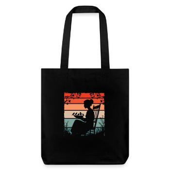 alimentation des oiseaux - Tote bag épais recyclé Stanley/Stella - noir - Devant