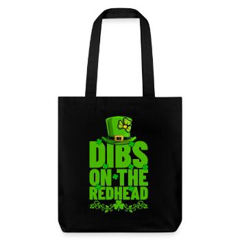 Dibs sur la rousse - Tote bag épais recyclé Stanley/Stella - noir - Devant