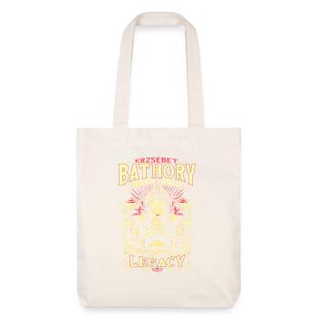 Erzsebet Bathory Legacy, Dark Skull & City Vintage - Tote bag épais recyclé Stanley/Stella - blanc cassé - Devant