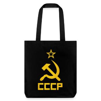 CCCP Marteau et faucille - Tote bag épais recyclé Stanley/Stella - noir - Devant