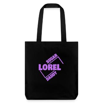 Sugardaddy Lorel - Stanley/Stella recycelter Heavyweight Stoffbeutel - Schwarz - Vorne
