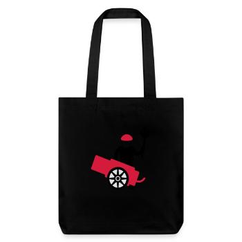 cannon man - Stanley/Stella Heavyweight Recycled Tote Bag - black - Front
