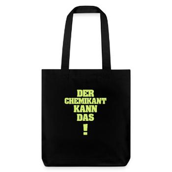 Technicien chimiste aussi drôle - Tote bag épais recyclé Stanley/Stella - noir - Devant
