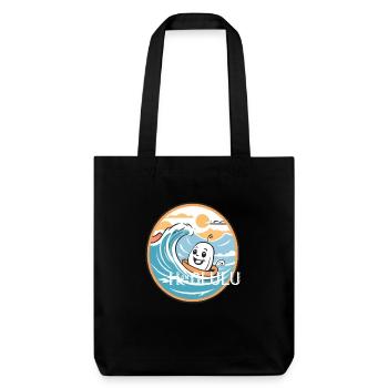 Honolulu Hawaii USA Geschenk Geschenkidee - Stanley/Stella recycelter Heavyweight Stoffbeutel - Schwarz - Vorne