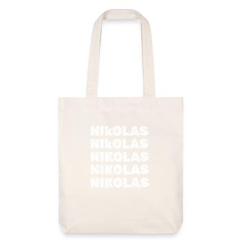 Nicholas as Nicholas - Stanley/Stella Heavyweight Recycled Tote Bag - natural white - Front