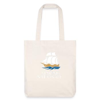 Marine Nationale - Tote bag épais recyclé Stanley/Stella - blanc cassé - Devant