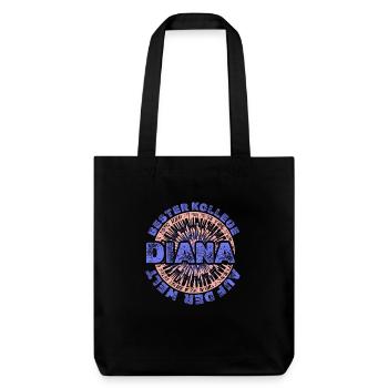 First name Diana - Stanley/Stella Heavyweight Recycled Tote Bag - black - Front
