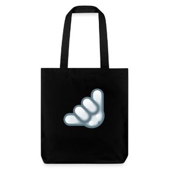 Smiley Hand Signal - Stanley/Stella Heavyweight Recycled Tote Bag - black - Front
