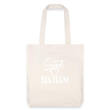 Sweet Sixteen Mignon cadeau de 16 ans - Tote bag épais recyclé Stanley/Stella - blanc cassé - Devant