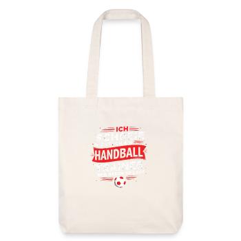 Hallen Sport Trainer Handballverein - Handball - Stanley/Stella recycelter Heavyweight Stoffbeutel - Naturweiß - Vorne