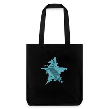 Star Horse 2 - Stanley/Stella Heavyweight Recycled Tote Bag - black - Front