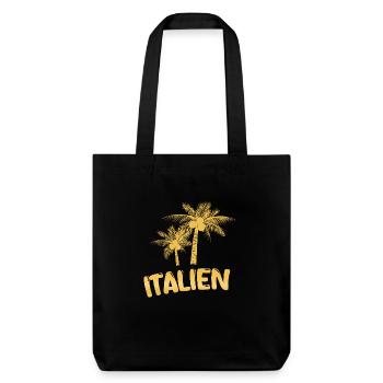 Italie - Tote bag épais recyclé Stanley/Stella - noir - Devant