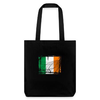 Ireland Flag - Stanley/Stella Heavyweight Recycled Tote Bag - black - Front
