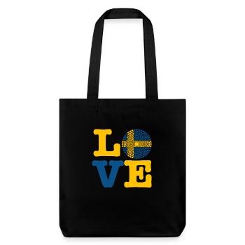 COEUR SUEDE - Tote bag épais recyclé Stanley/Stella - noir - Devant