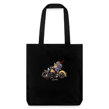 Mammouth Titine - Tote bag épais recyclé Stanley/Stella - noir - Devant
