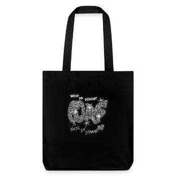 Noce de diamant - Tote bag épais recyclé Stanley/Stella - noir - Devant