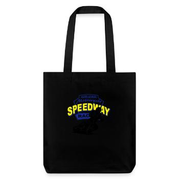 Motorcycle Speedway Racing - Stanley/Stella Heavyweight Recycled Tote Bag - black - Front