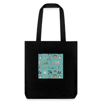 Modèle de zoo - Tote bag épais recyclé Stanley/Stella - noir - Devant