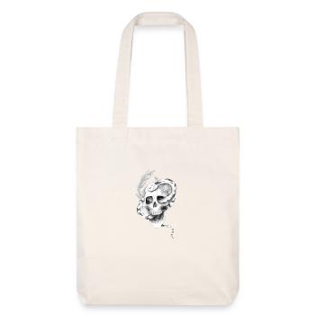 Crâne de serpent - Tote bag épais recyclé Stanley/Stella - blanc cassé - Devant