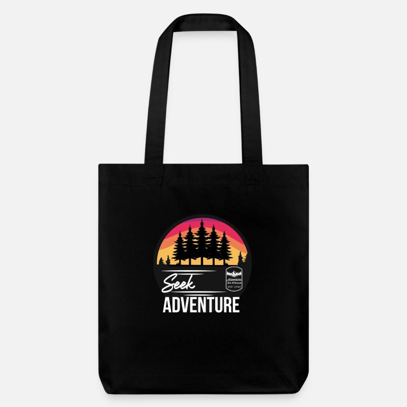 Cherchez l’aventure - Tote bag épais recyclé Stanley/Stella - noir