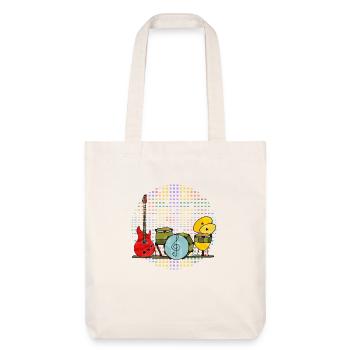 Musical instruments - Stanley/Stella Heavyweight Recycled Tote Bag - natural white - Front