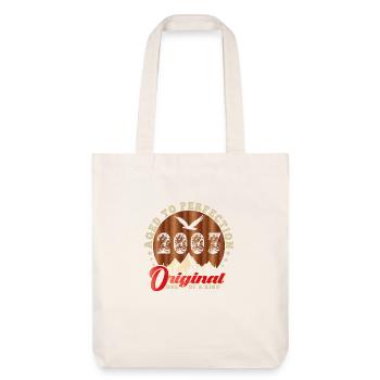 Kultiges Jubiläum 2003 - Stanley/Stella recycelter Heavyweight Stoffbeutel - Naturweiß - Vorne