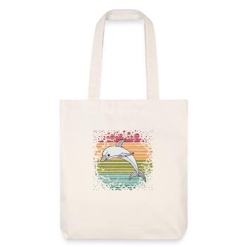 Dauphin - Tote bag épais recyclé Stanley/Stella - blanc cassé - Devant