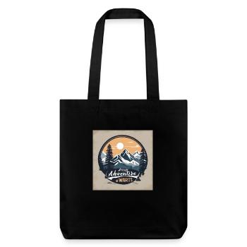 Mountain Warts - Stanley/Stella recycelter Heavyweight Stoffbeutel - Schwarz - Vorne