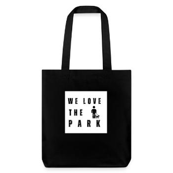 Dog park - Stanley/Stella Heavyweight Recycled Tote Bag - black - Front