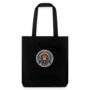 Indien - Tote bag épais recyclé Stanley/Stella - noir - Devant