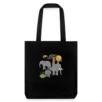 Afrique du Sud - Tote bag épais recyclé Stanley/Stella - noir - Devant