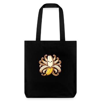 Illustration ludique d’OctoBanana - Tote bag épais recyclé Stanley/Stella - noir - Devant