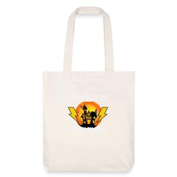 Électricien Halloween : Choquant le jour - Tote bag épais recyclé Stanley/Stella - blanc cassé - Devant