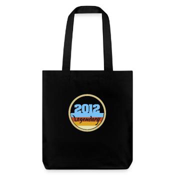 2012 - Tote bag épais recyclé Stanley/Stella - noir - Devant