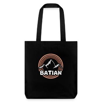 Mount Batian - Stanley/Stella Heavyweight Recycled Tote Bag - black - Front