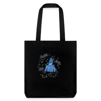 Always Cold Club Skeleton Design - Stanley/Stella Heavyweight Recycled Tote Bag - black - Front