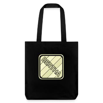 Bertha comme prénom de fille - Tote bag épais recyclé Stanley/Stella - noir - Devant