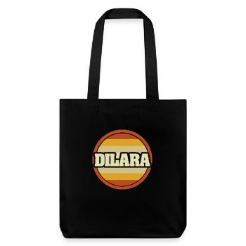 Dilara comme prénom - Tote bag épais recyclé Stanley/Stella - noir - Devant