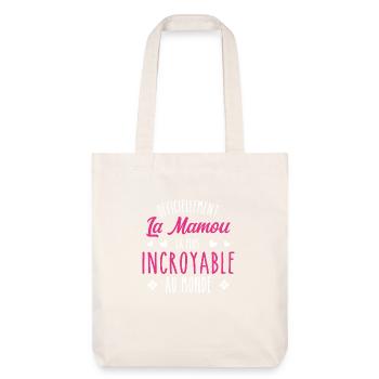Officiellement La Mamou Incroyable - Tote bag épais recyclé Stanley/Stella - blanc cassé - Devant