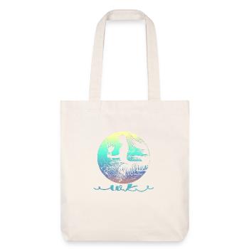 WK Surf femme de rêve - Tote bag épais recyclé Stanley/Stella - blanc cassé - Devant