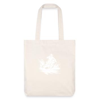 Motocross, saut, action et terre pure - Tote bag épais recyclé Stanley/Stella - blanc cassé - Devant
