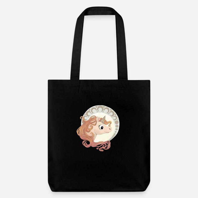 Licorne élégante - Tote bag épais recyclé Stanley/Stella - noir