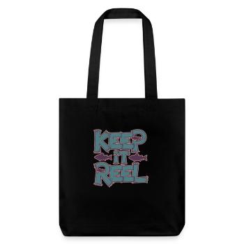 Gardez-le en bobine - Tote bag épais recyclé Stanley/Stella - noir - Devant