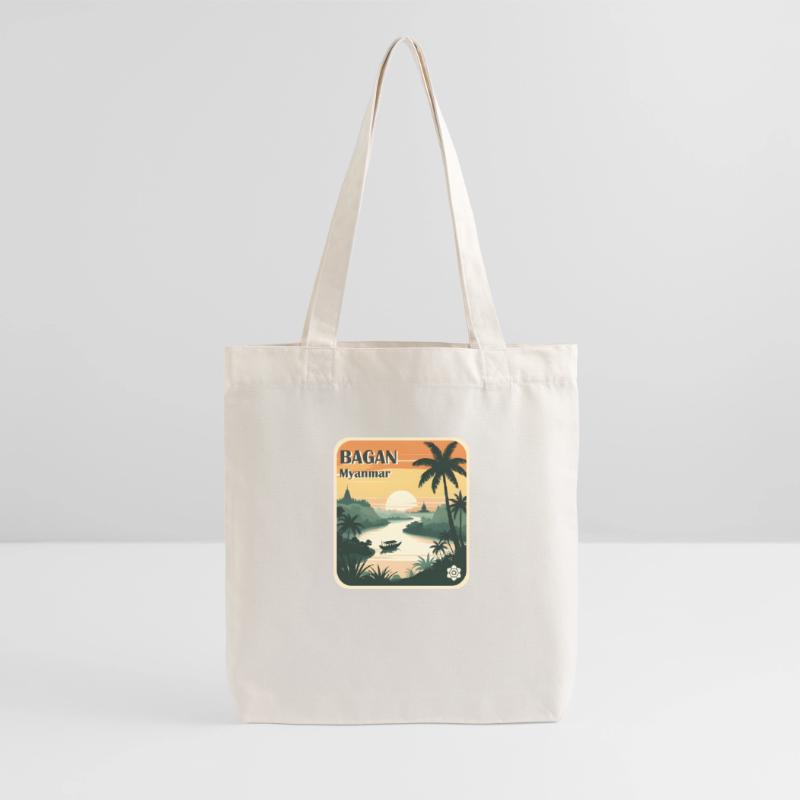 Bagan, Myanmar Stanley/Stella Heavyweight Recycled Tote Bag
